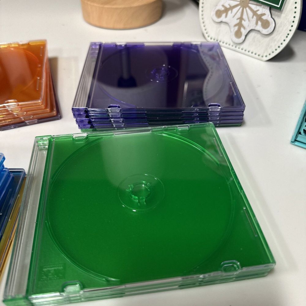 19 Standard‎ Multicolor Jewel Case Single CD Or DVD Disc - Picture 3 of 3